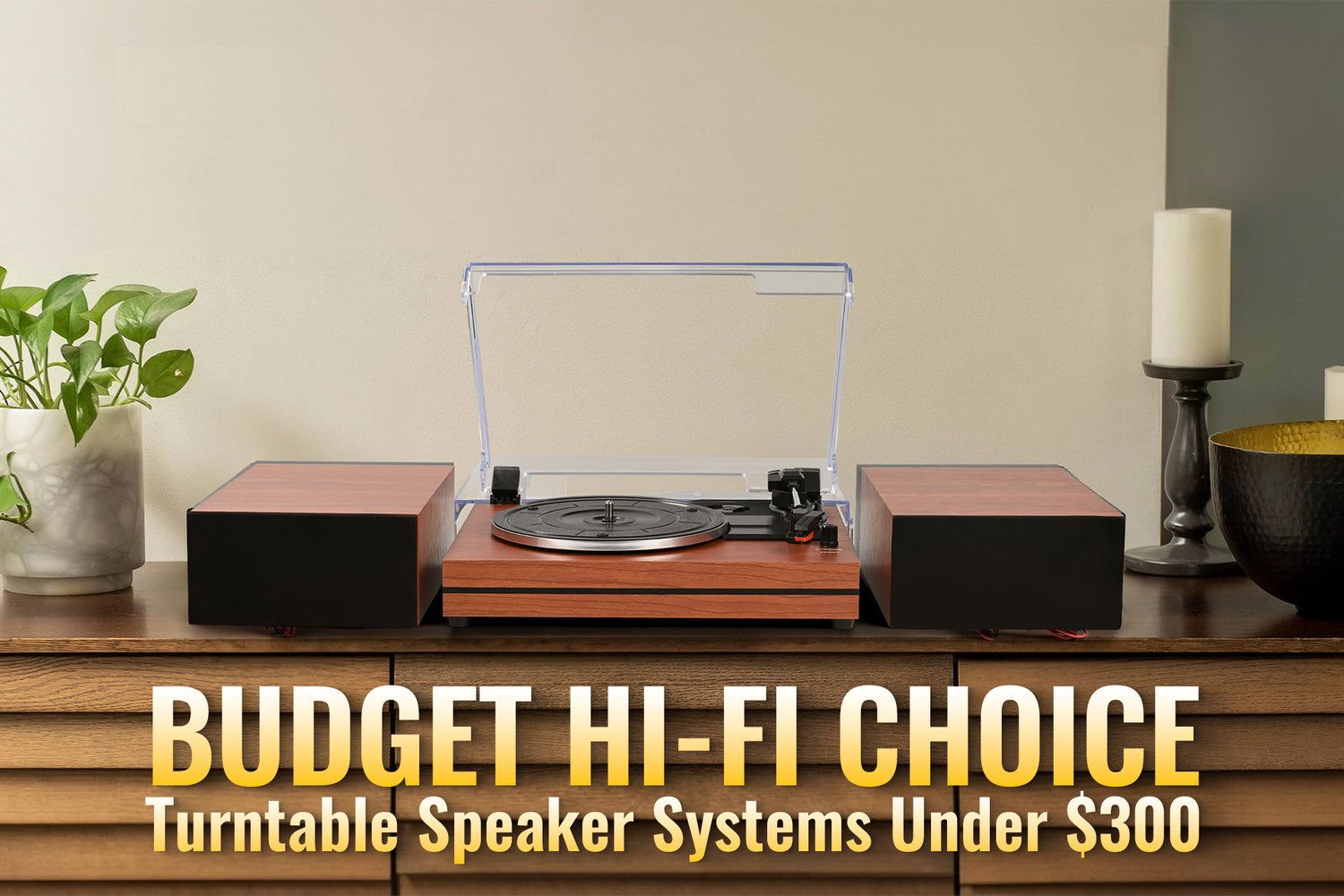 Hi-Fi Speaker Vinyl System New Year’s Sale