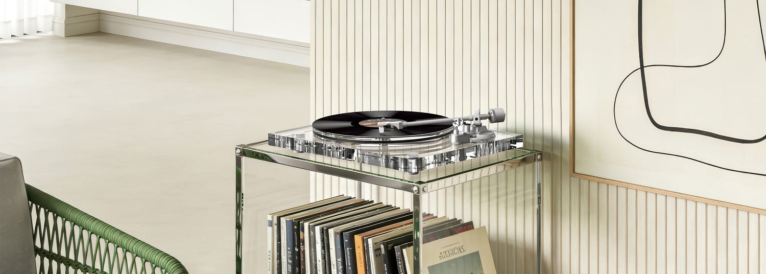 Por qué elegir un tocadiscos con diseño transparente