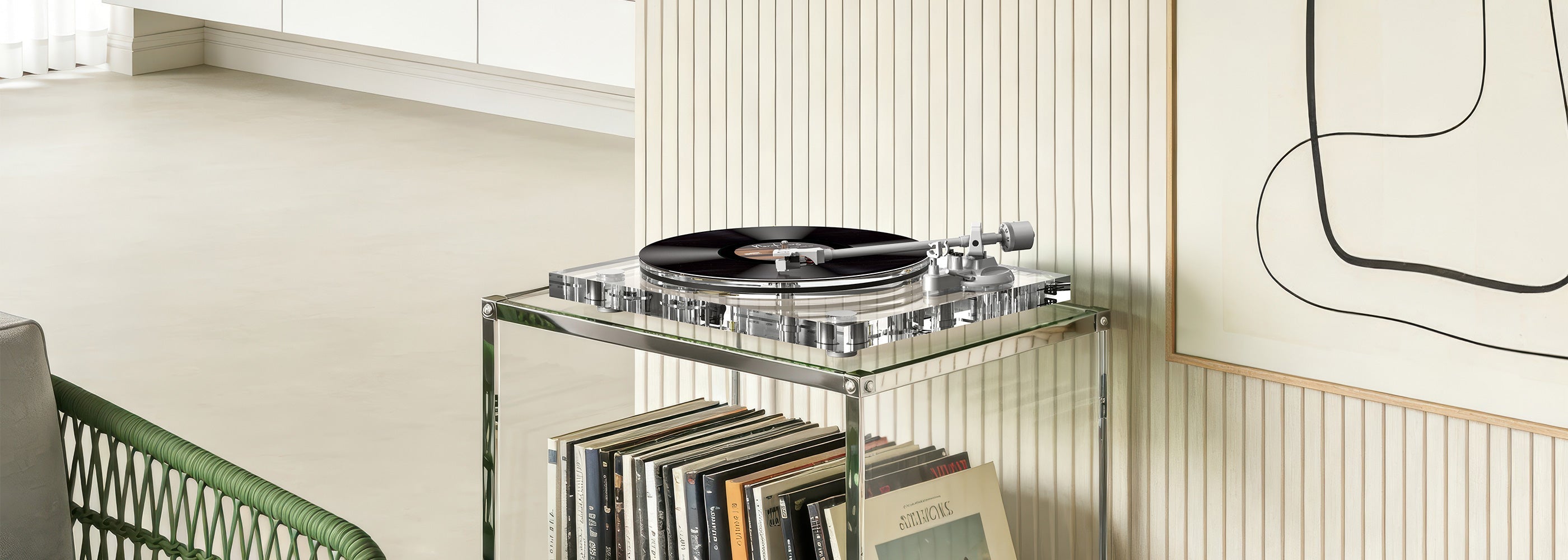 Por qué elegir un tocadiscos con diseño transparente
