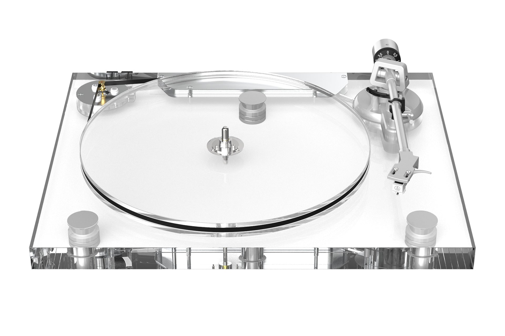 Peep Into the Workings of Audio Keeper’s Transparent Turntable