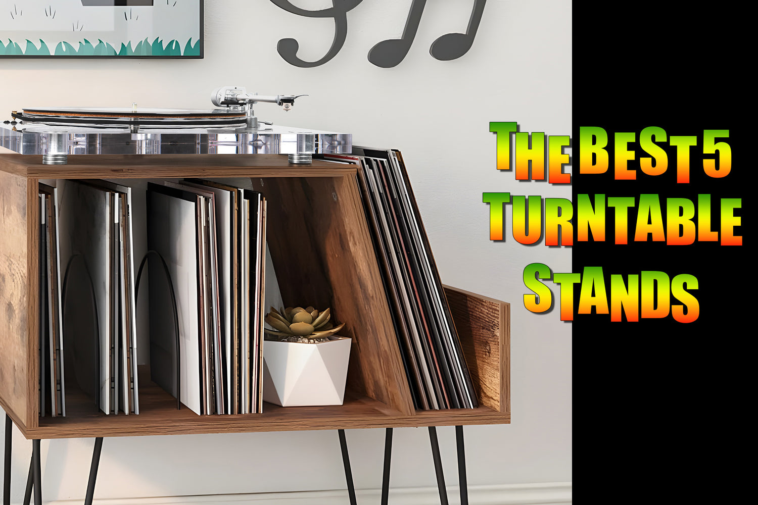 Top 5 Record Player Stands with Storage for Vinyl Enthusiasts