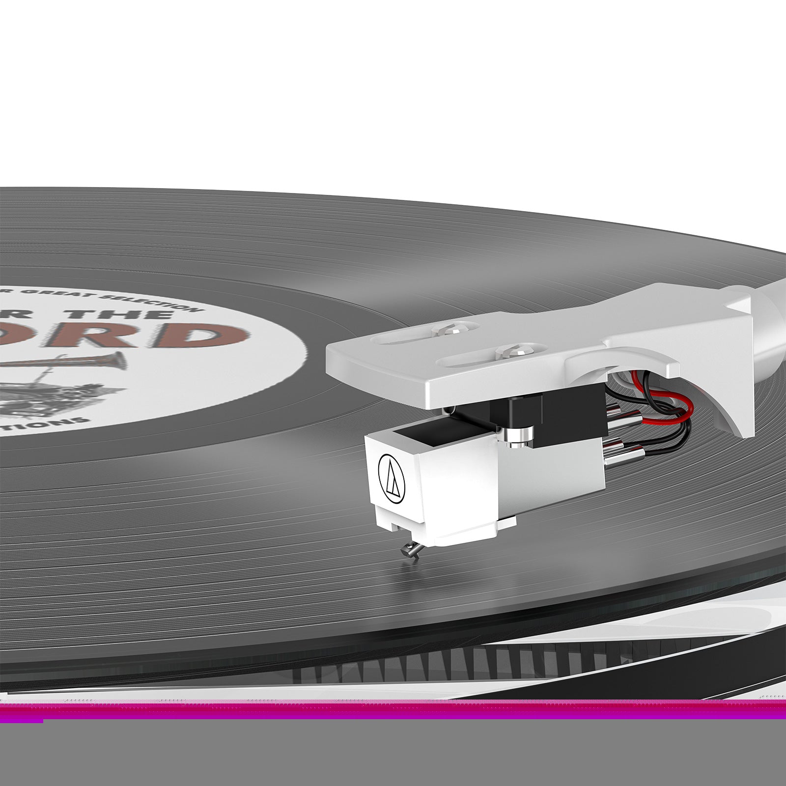 Christmas Limited Time Offer | All-Acrylic Transparent High-Fidelity Bluetooth Vinyl Turntable & ATN3600L Stylus Set