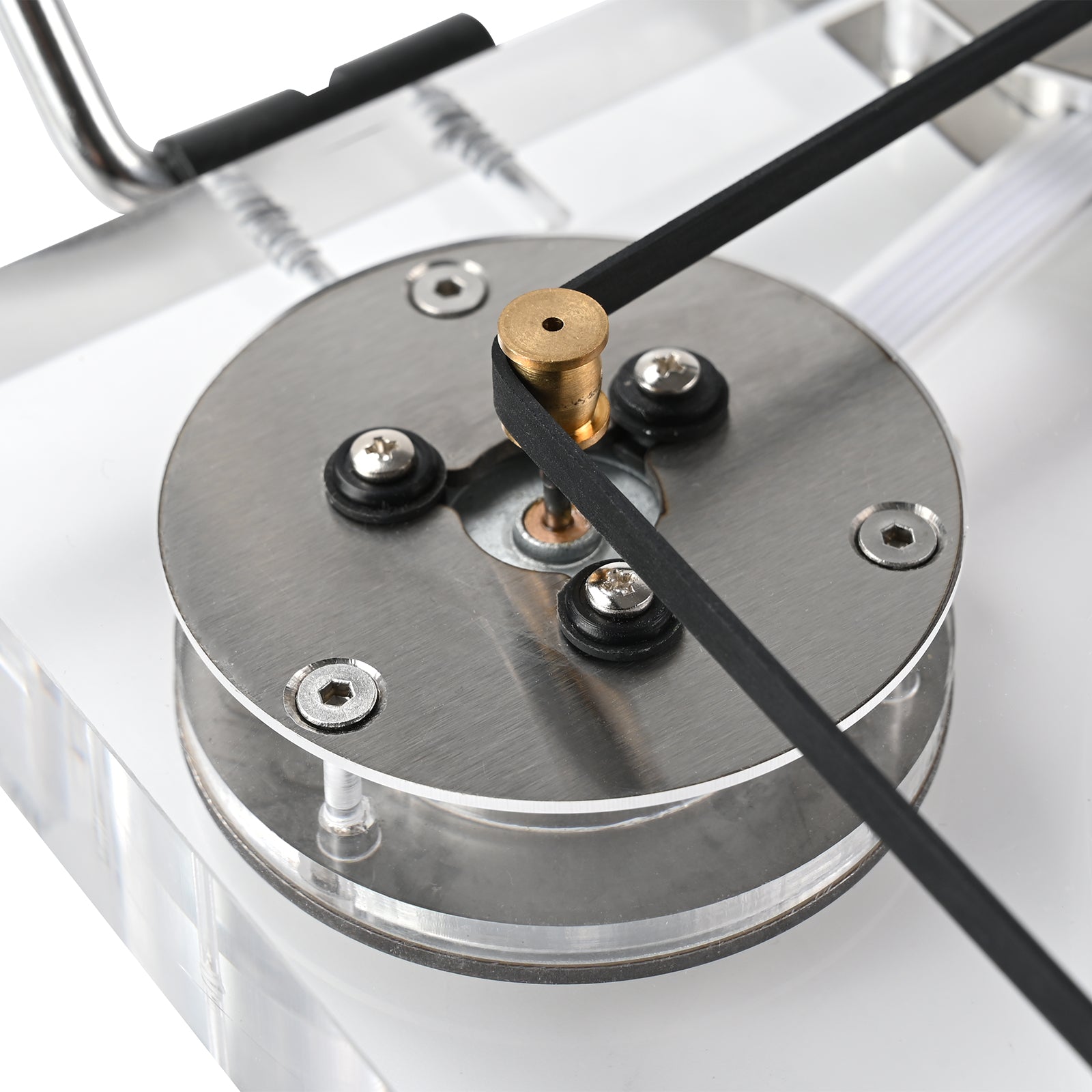 Christmas Limited Time Offer | All-Acrylic Transparent High-Fidelity Bluetooth Vinyl Turntable & Original Replacement Belt Combo