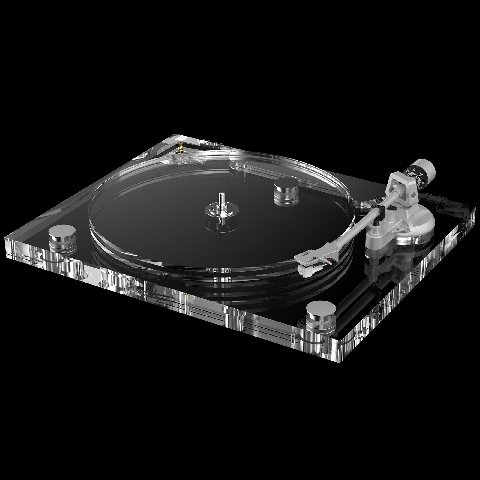 Fully Manual Belt Drive Turntable System ICE1