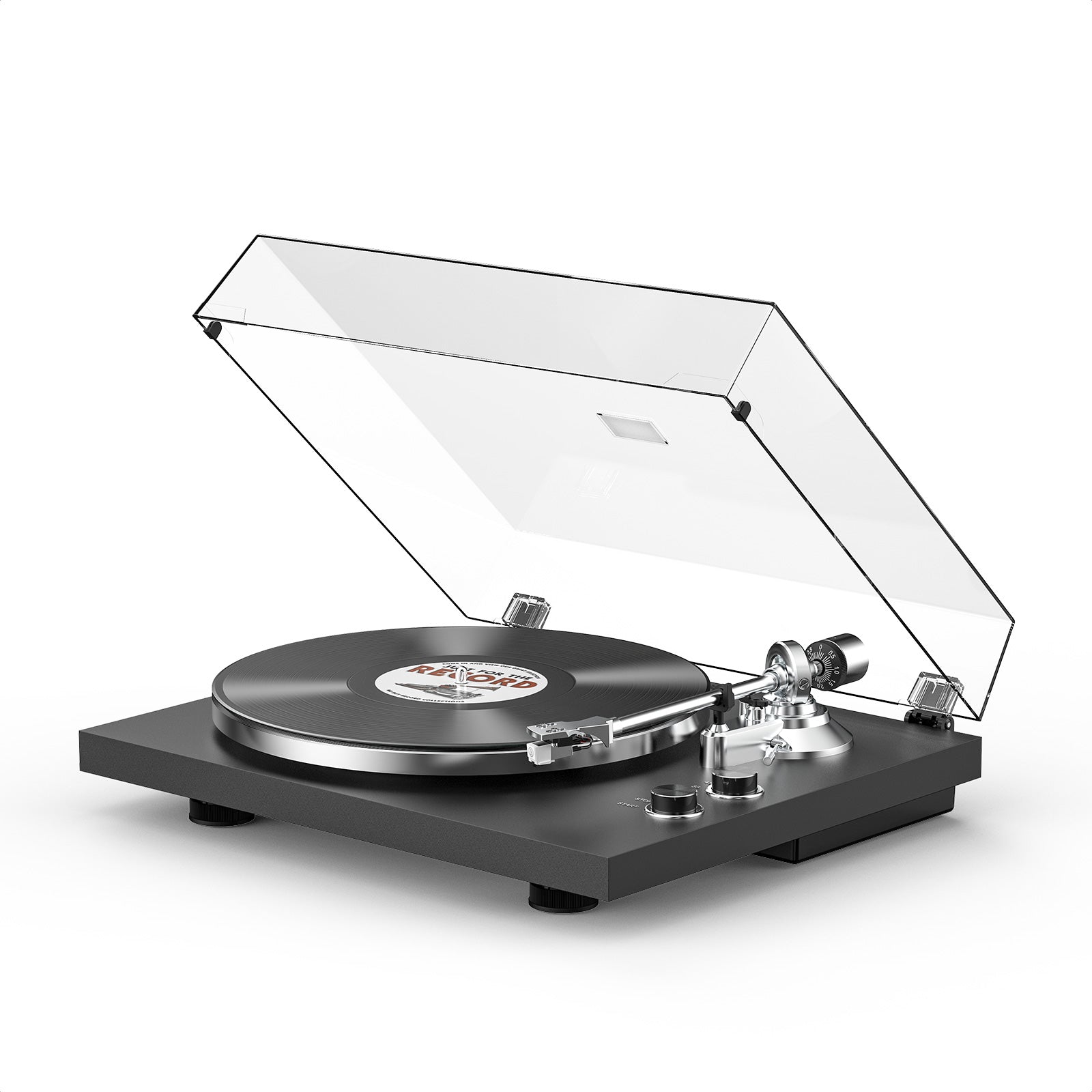 Audio Keeper | High Fidelity Bluetooth Turntable System HQKZ-006 Black