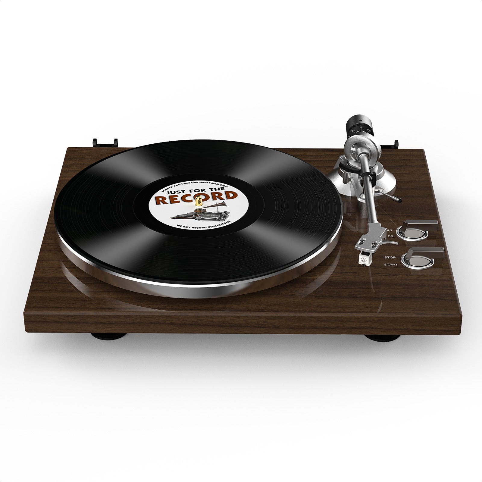 Audio Keeper | High Fidelity Bluetooth Turntable System HQKZ-006 Brown