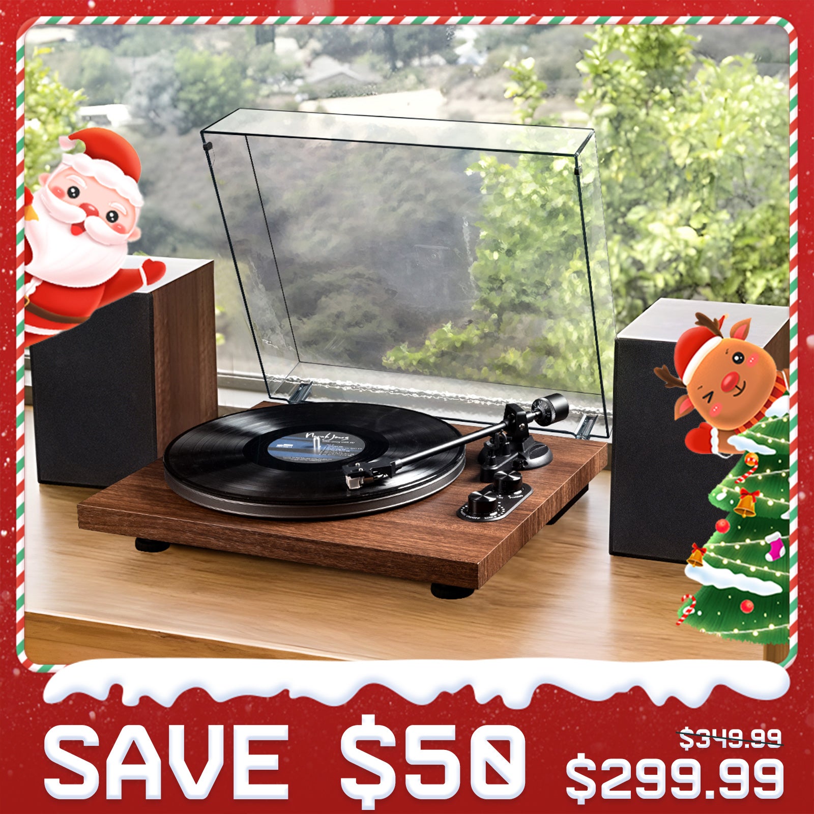 The UD006 Audiophile Bluetooth Hi-Fi Home Record Player Set