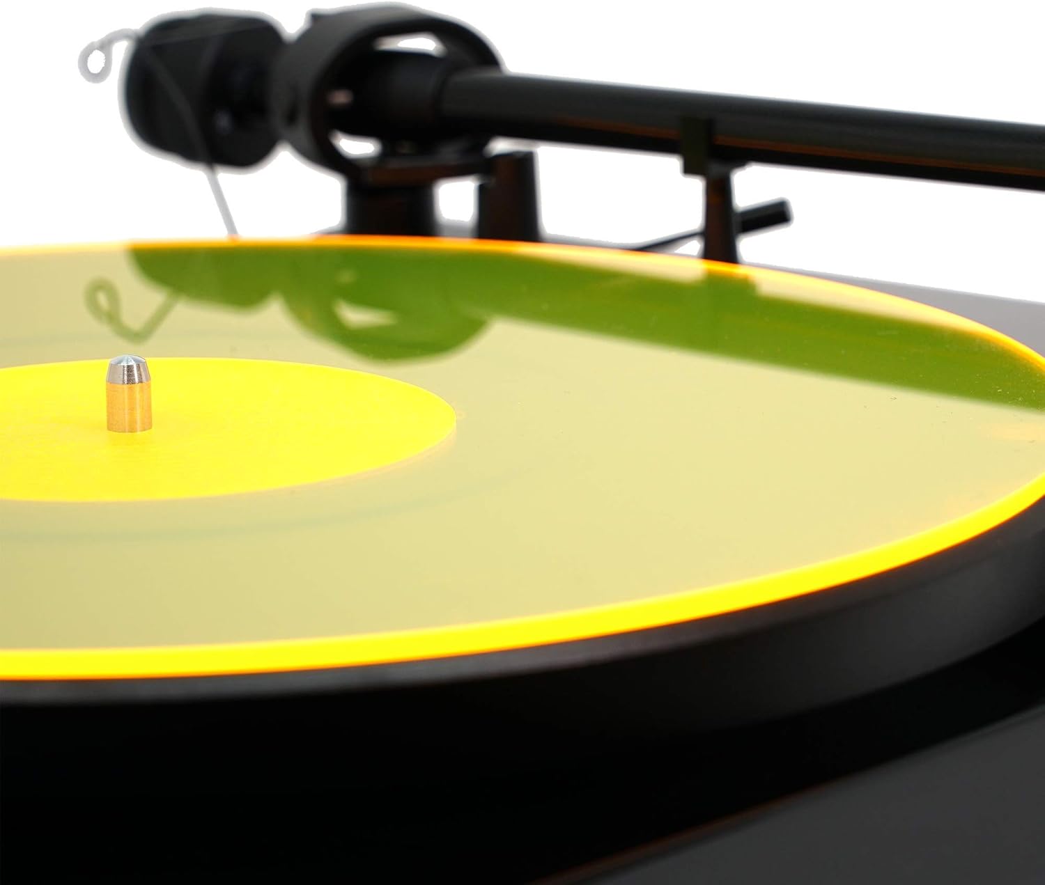 Precision Machined See-Through Acrylic Turntable Mat for 12" Turntable Platters