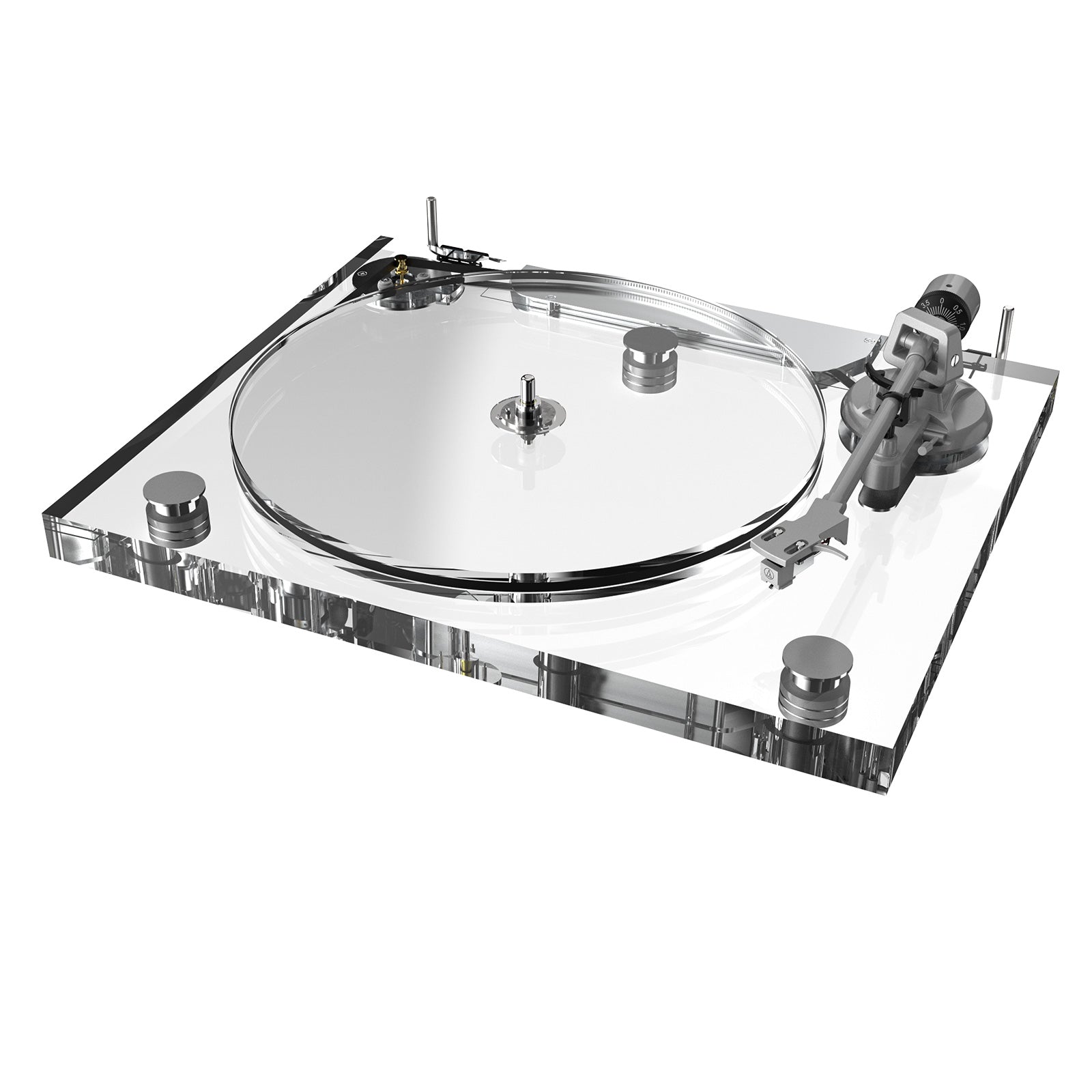 The ICE1 Full Acrylic High Fidelity Bluetooth Vinyl Turntable