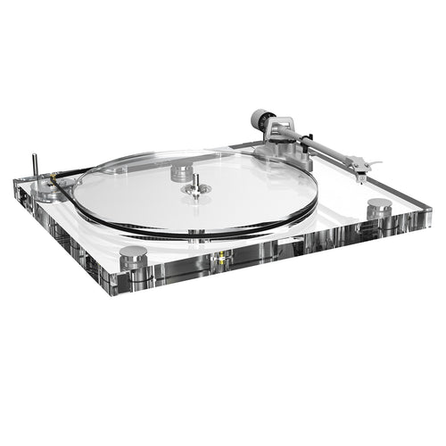 Audio Keeper | Genesis-V2 Transparent Hi-Fi Bluetooth Vinyl Turntable