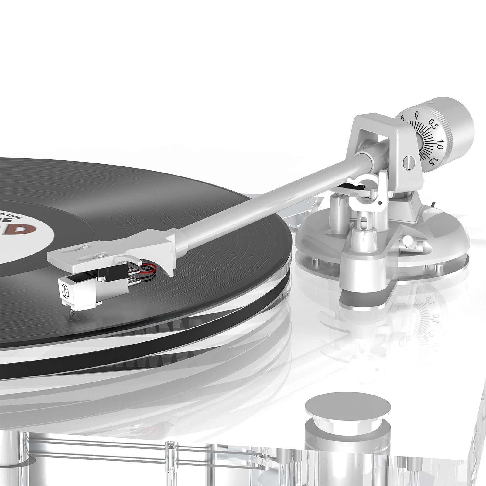 Professional Transparent Hi-Fi Bluetooth Vinyl Turntable Keeper Genesis