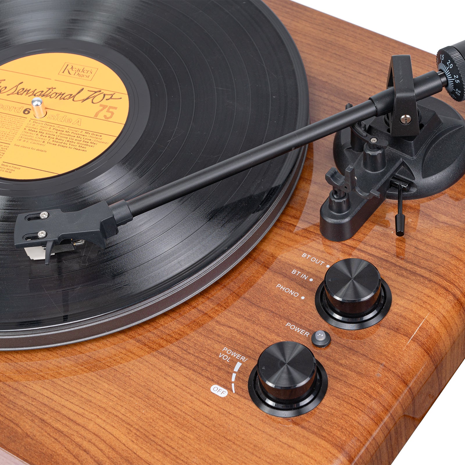 The UD009 High-End Bluetooth 2-Speed Multifunctional Turntable