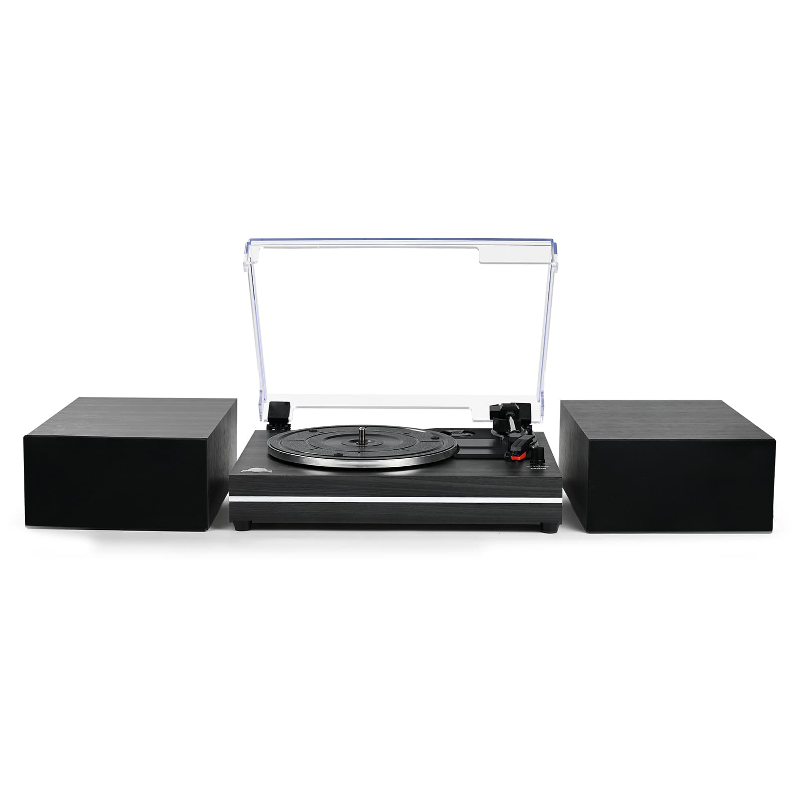 The R612 Pro Upgraded Vintage Turntable System with Stereo Speakers