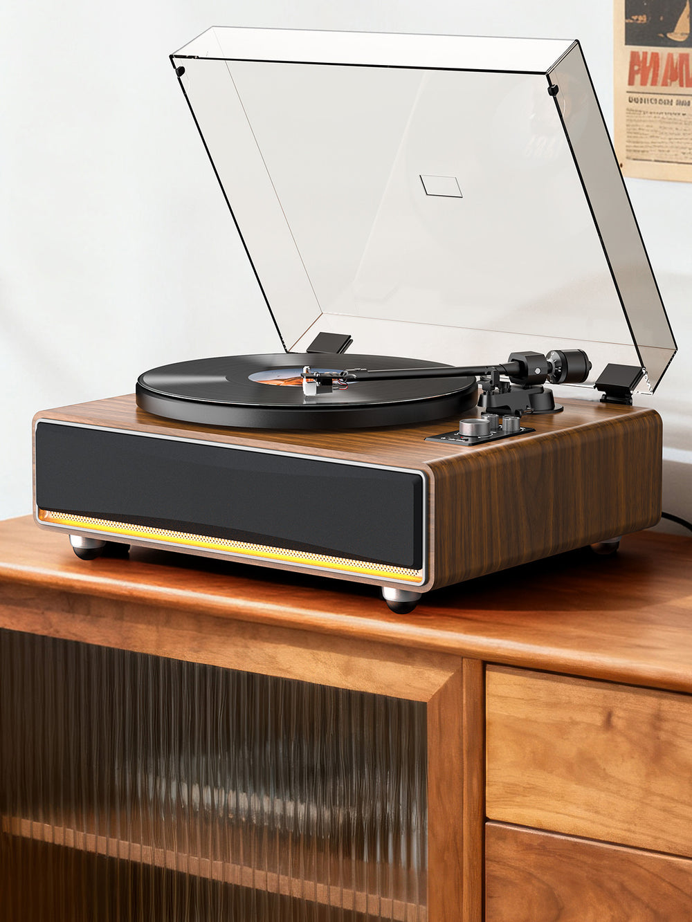 All-in-One Turntables with Built-In Speakers | Premium Vinyl Players