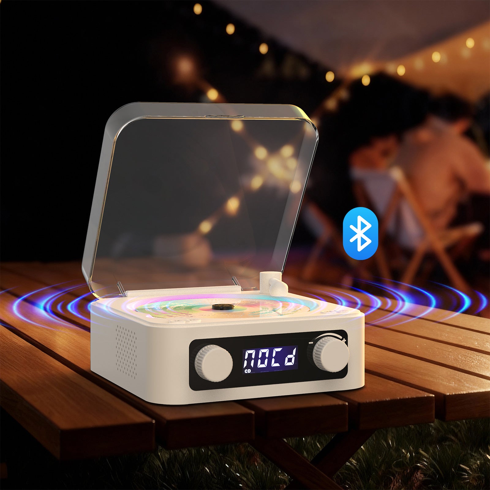 Portable CD Player with Big Sound & Bluetooth