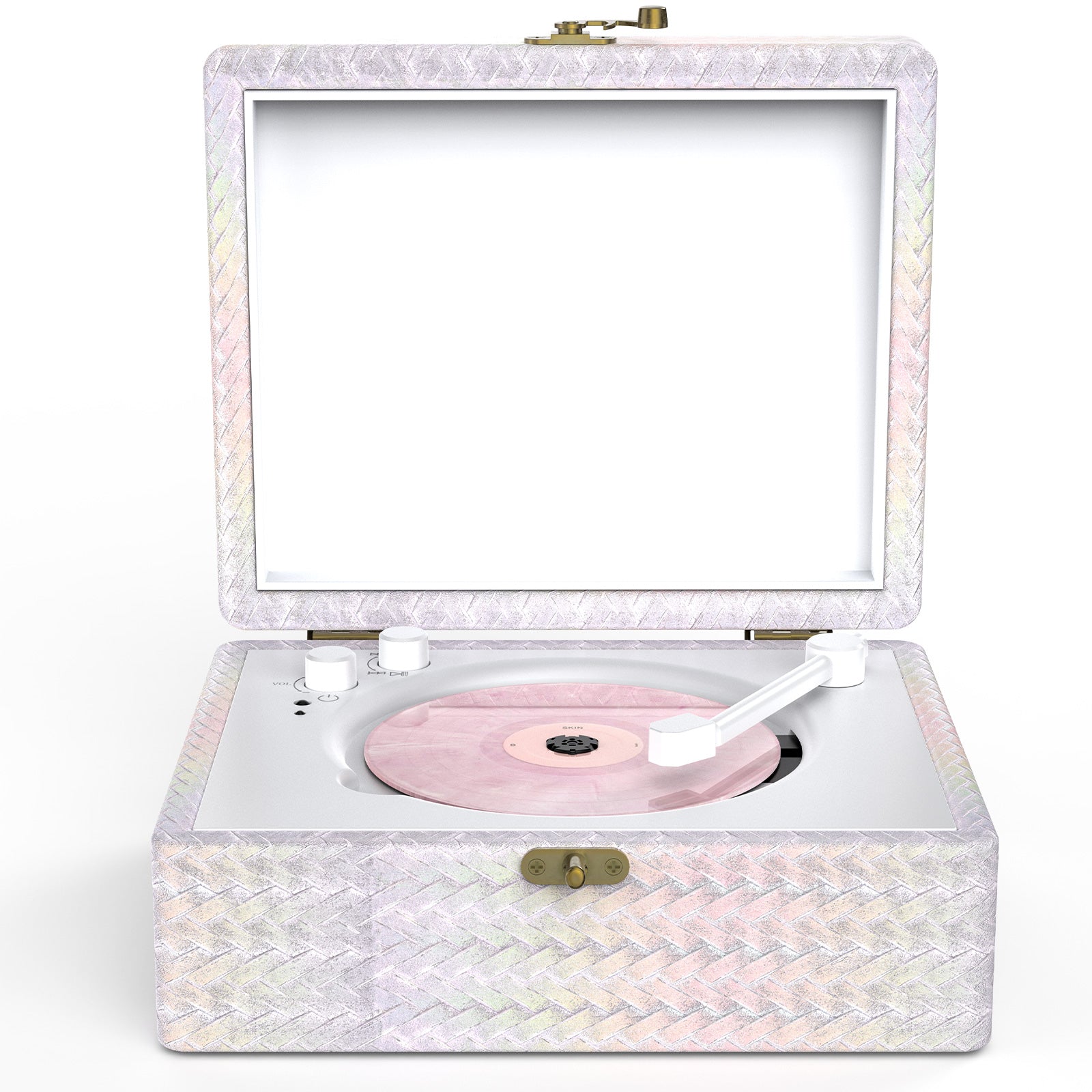 Portable Retro Bluetooth CD Player with Built-in Speakers