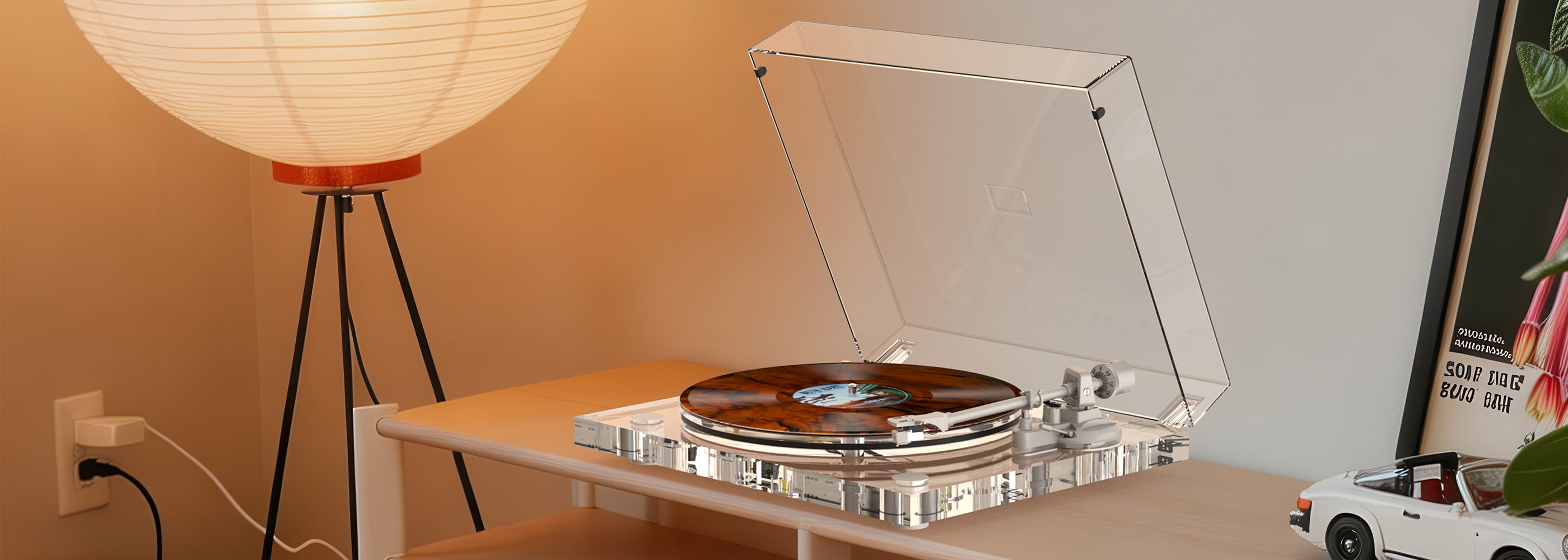AudioKeeper GENESIS-V2 clear acrylic turntable Labor Day 01