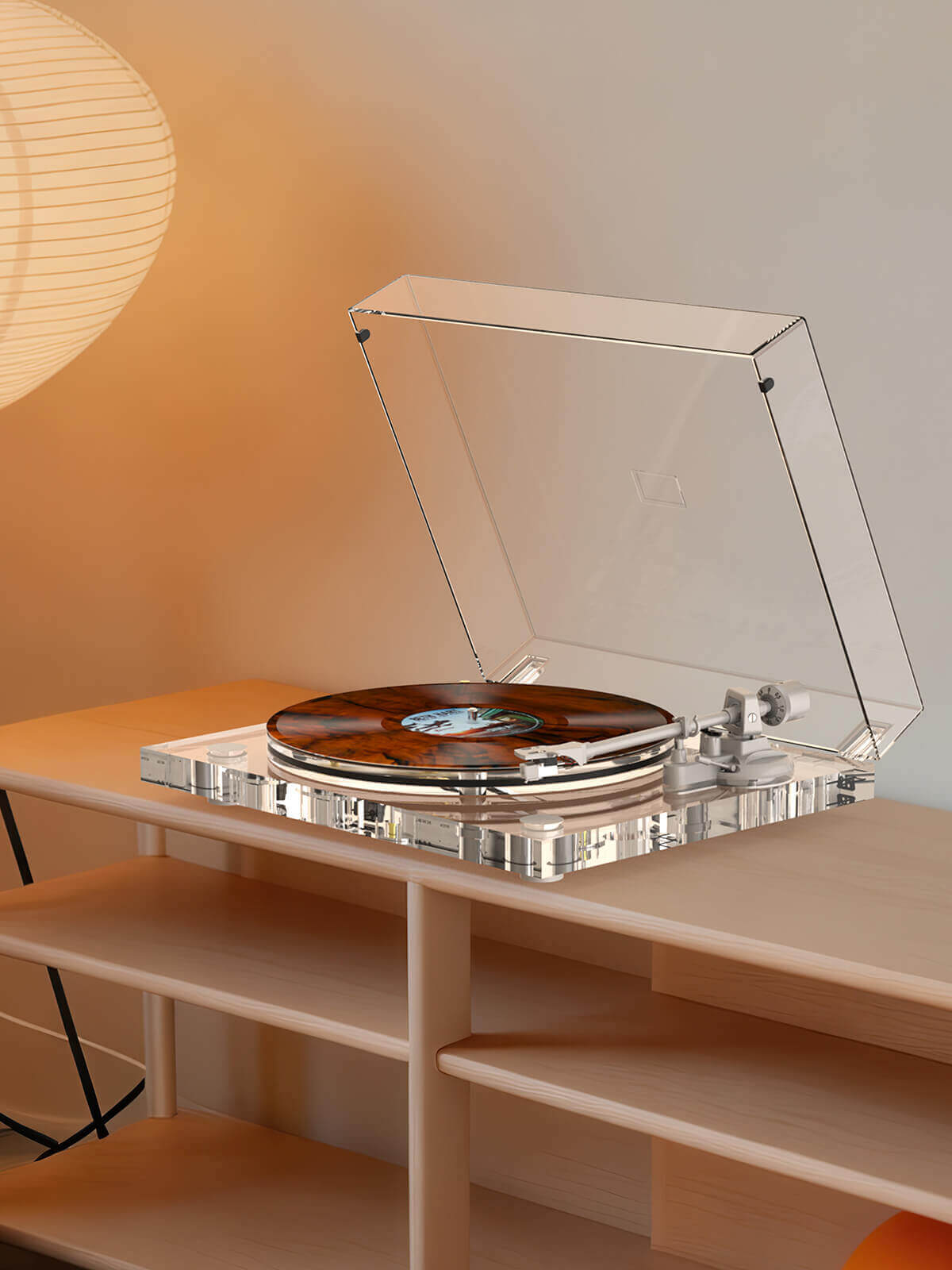 AudioKeeper GENESIS-V2 clear acrylic turntable Labor Day 02