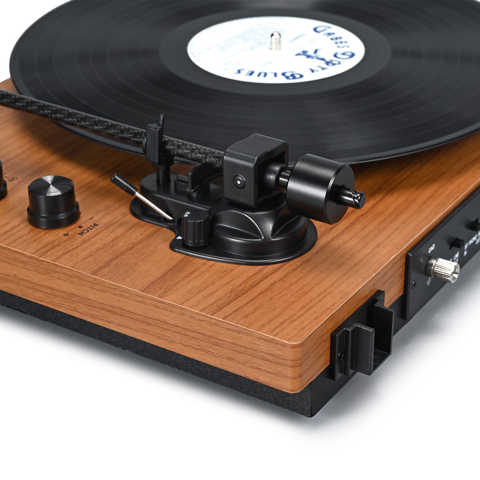 Bluetooth Hi-Fi Record Player with 2*30W Speakers – High Fidelity Sound & Wireless Music Streaming