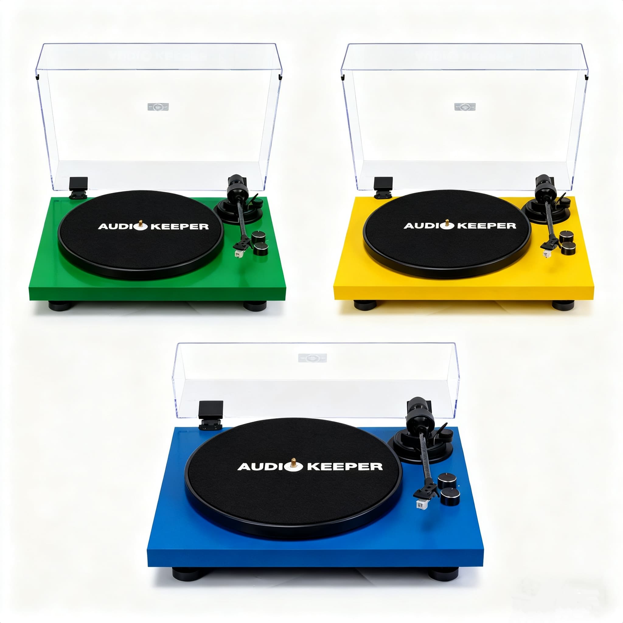 LP9 Bluetooth High-Fidelity Turntable with Built-In Preamp – Wood & Metal