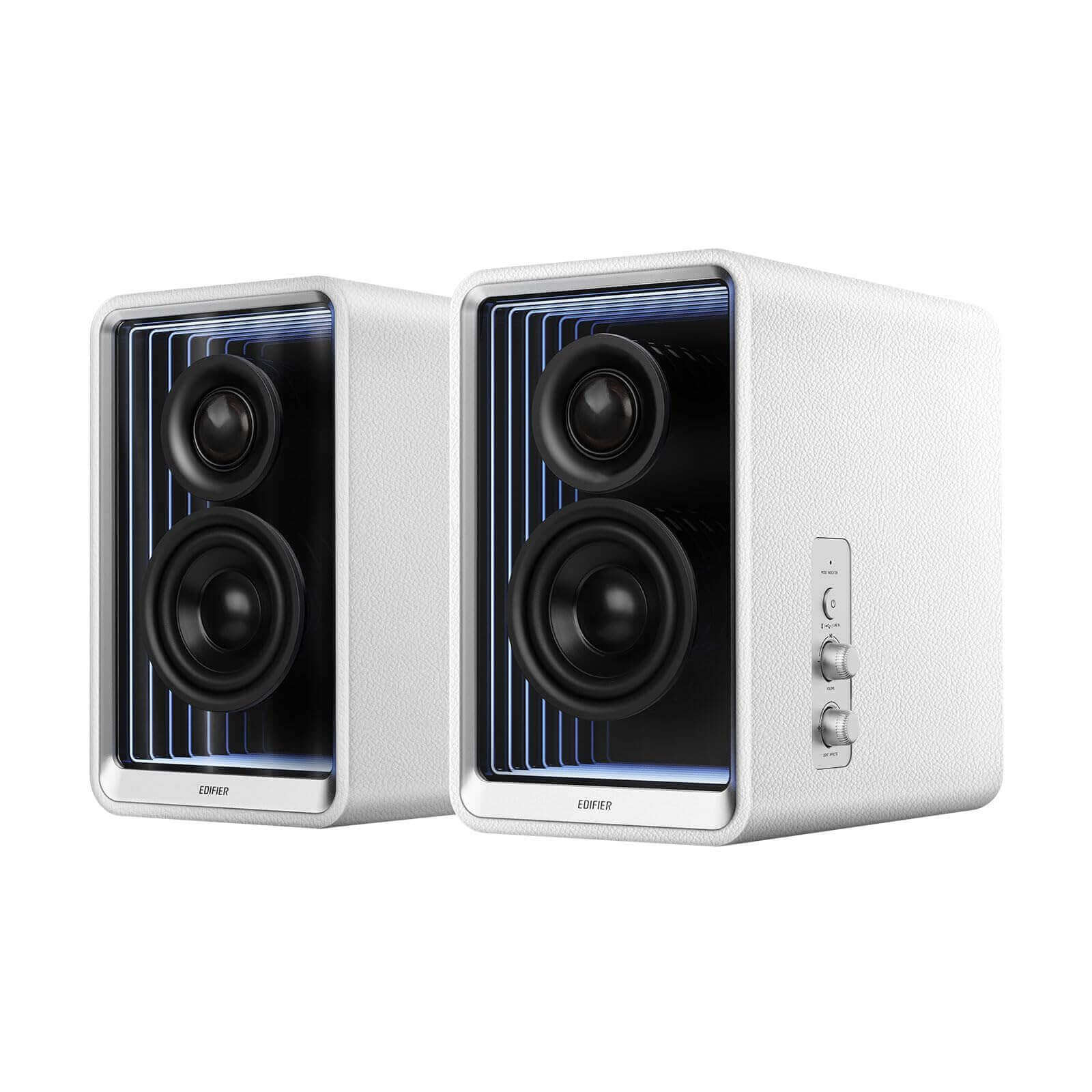 Edifier QR65 Bluetooth Desktop Speakers, Hi-Res Audio, 70W Output, RGB Lights, Stands Included