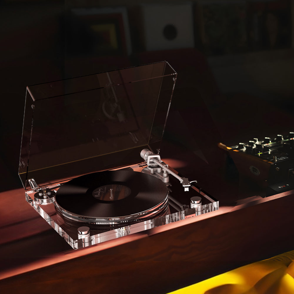 Genesis-V2 Transparent Hi-Fi Turntable – Limited European Edition