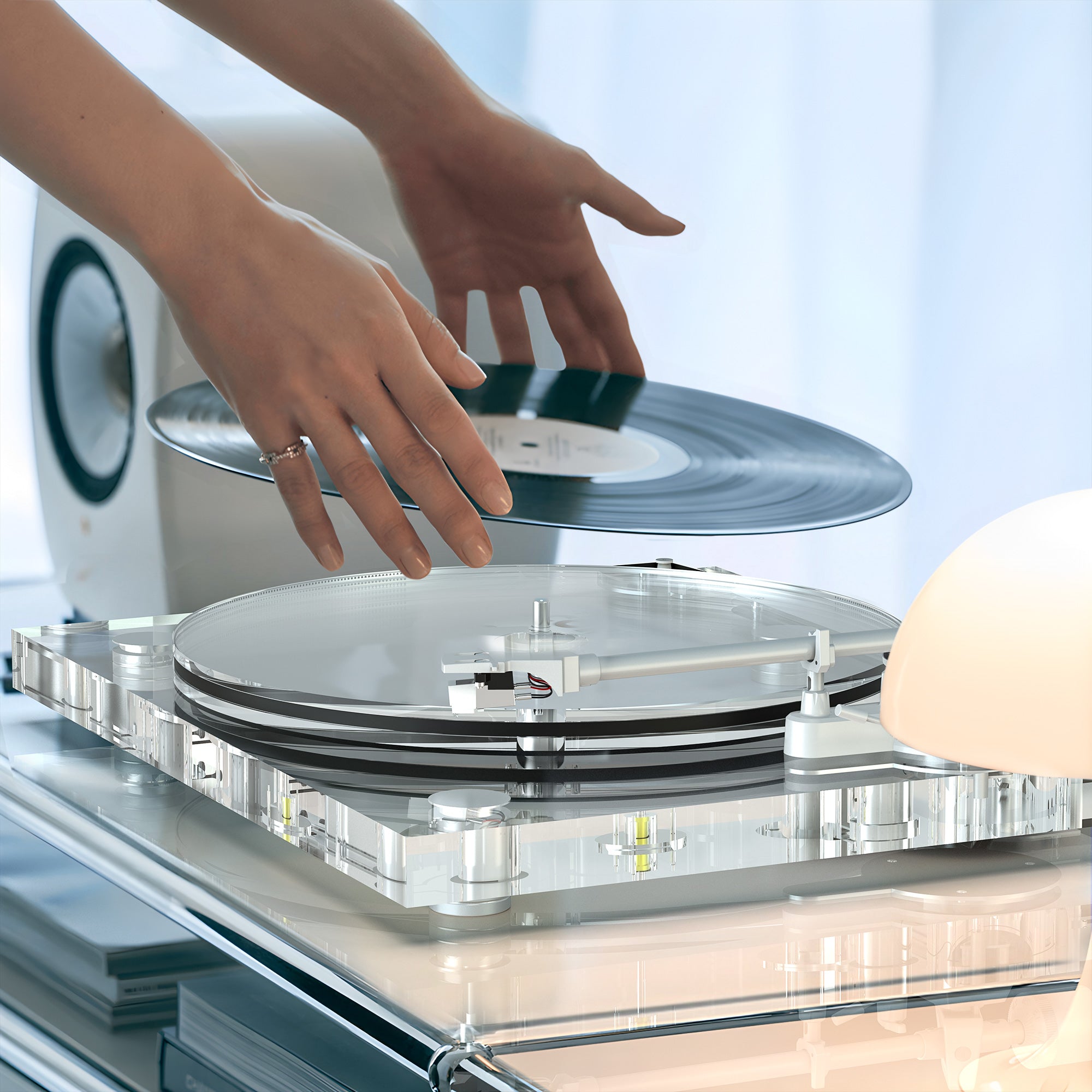 Genesis-V2 Transparent Turntable – Limited European Edition