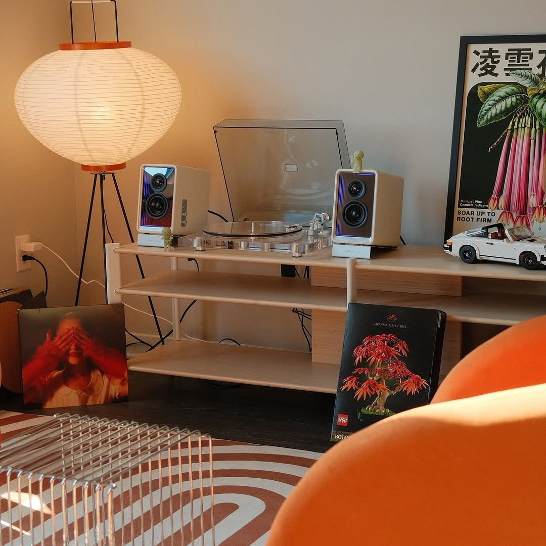 Edifier QR65 Bluetooth Desktop Speakers, Hi-Res Audio, 70W Output, RGB Lights, Stands Included