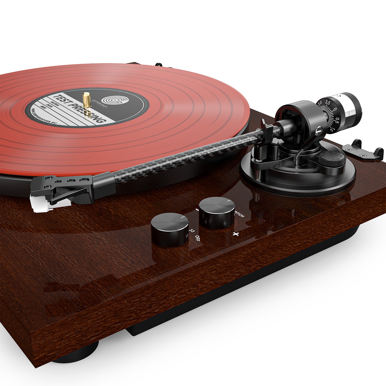 The HQKZ-006 Pro Premium Bluetooth Turntable with Enhanced Hi-Fi Sound