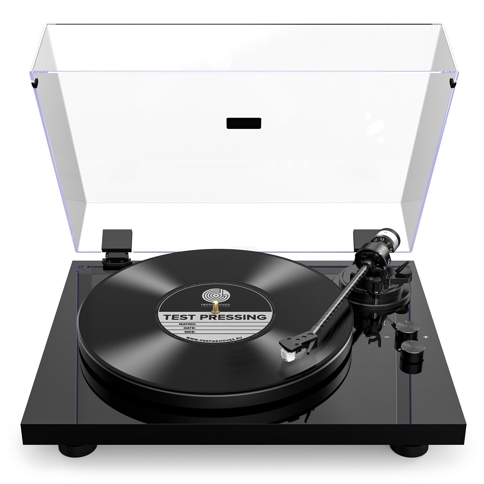 The HQKZ-006 Pro Premium Bluetooth Turntable with Enhanced Hi-Fi Sound