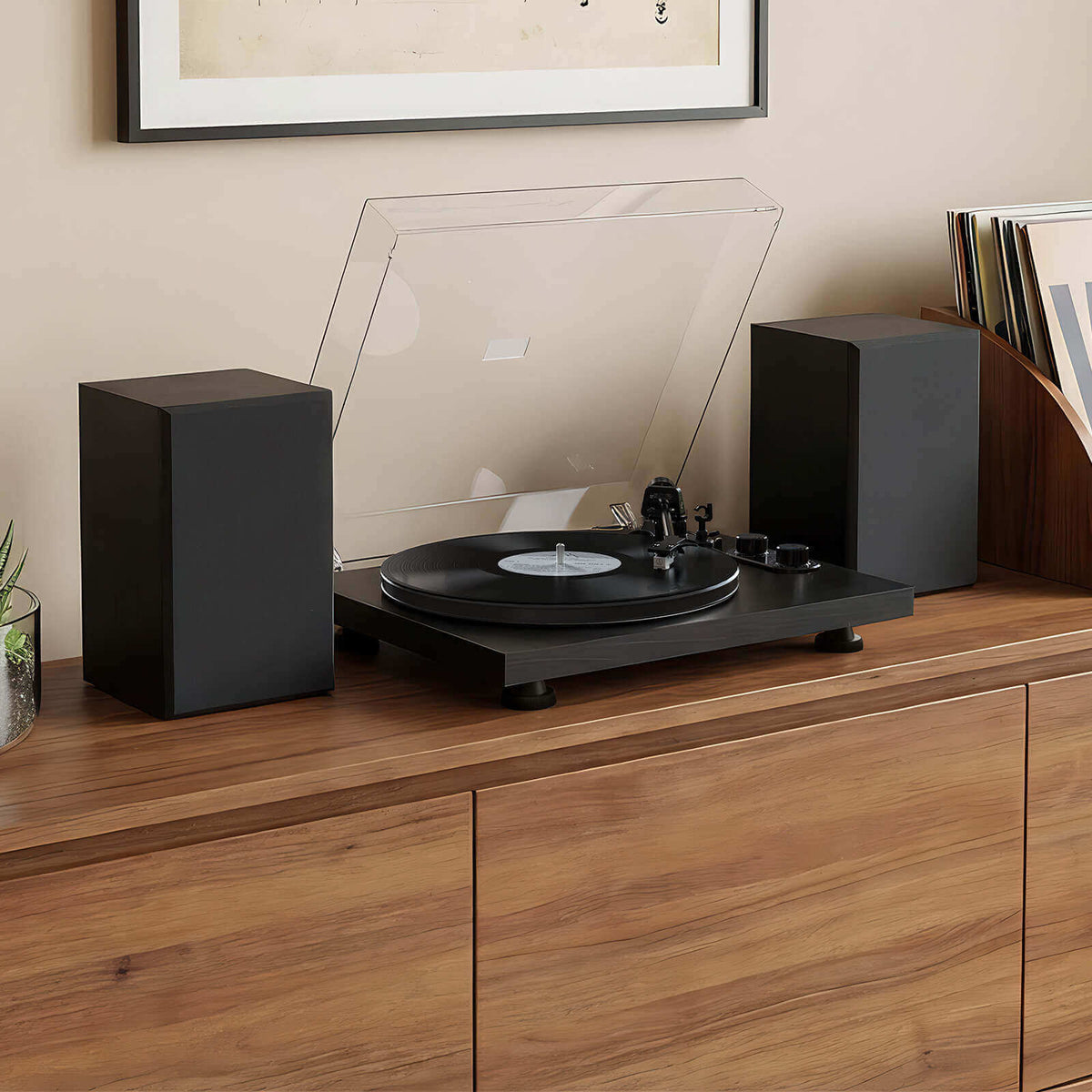 UD006 Audiophile Bluetooth Hi-Fi Record Player Set – Premium Vinyl Turntable System